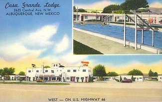 Casa Grande Lodge at 2625 Central Avenue NW in Albuquerque, New Mexico